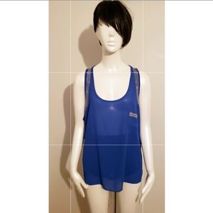 Col Story Blue Tank Top with Studs